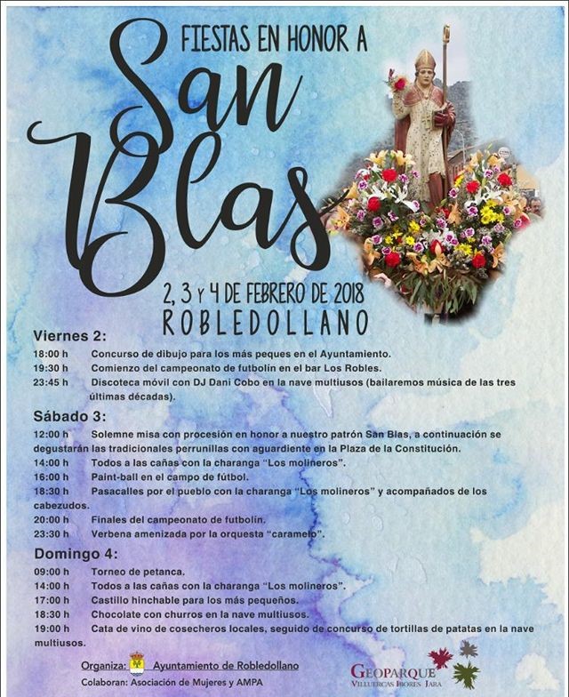 Fiestas en honor a San Blas 2018 Robledollano